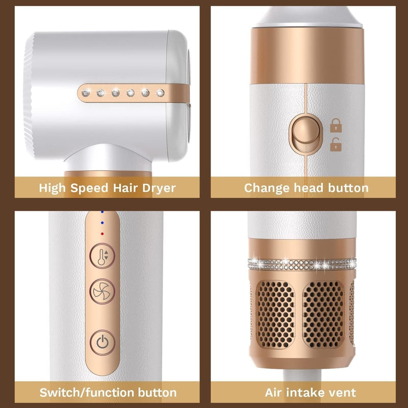 Escova Modeladora 7 em 1 - Glow Hair PRO - ORIGINAL