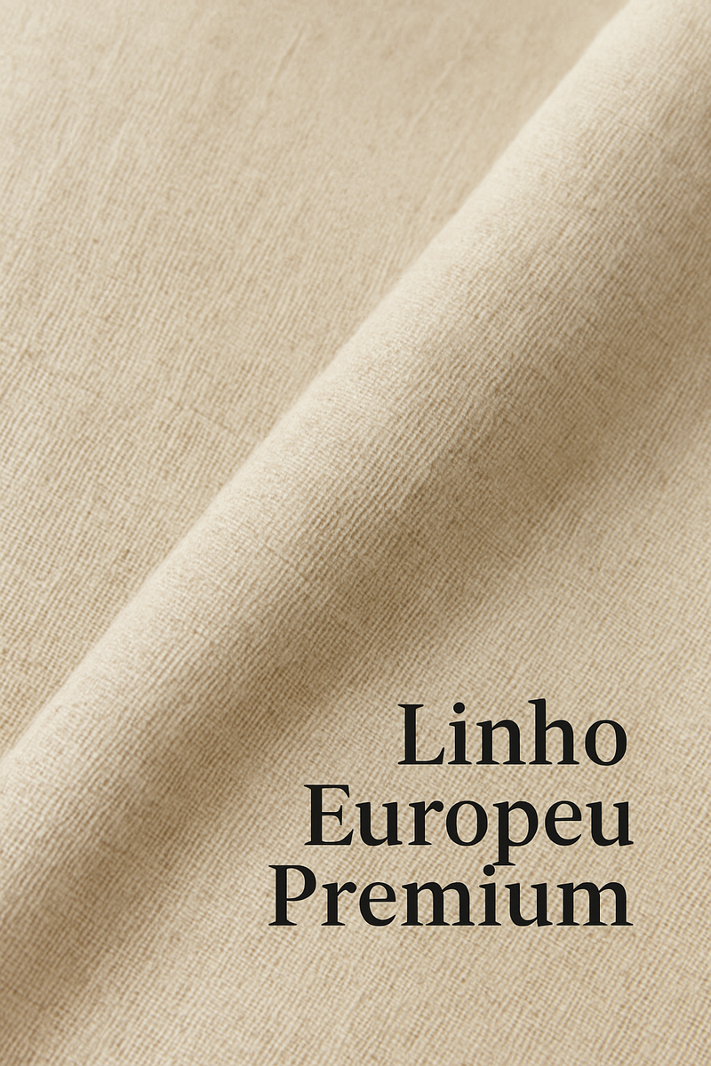 [COMPRE 1 LEVE 2] Calça Modeladora Pantalona 100% Linho Premium