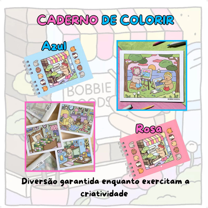 Kit 2 Livros Bobbie Goods Capa Dura + Canetas Touch