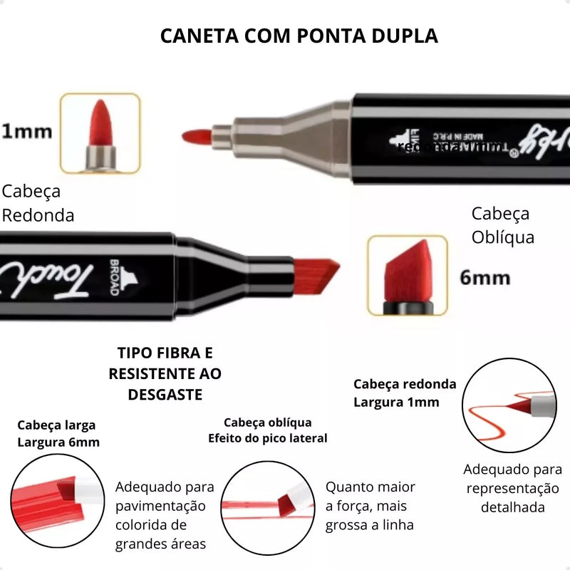 Kit 2 Livros Bobbie Goods Capa Dura + Canetas Touch