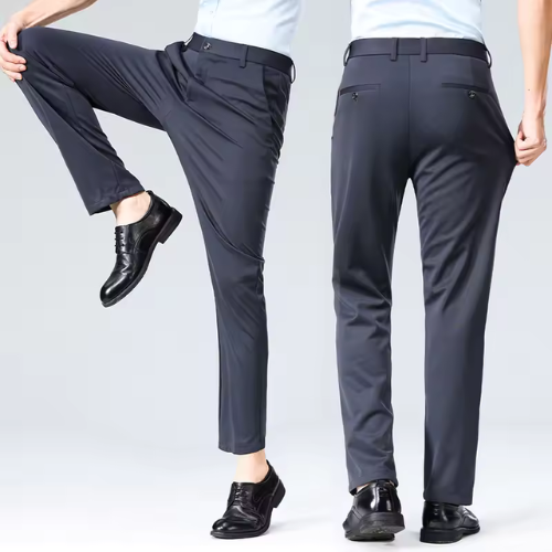 Calça Elástica Social Masculina {COMPRE 1 LEVE 2} +CINTO