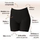 Short Modelador Cintura e Efeito Impina Bumbum [ PAGUE 1 LEVE 2 ]