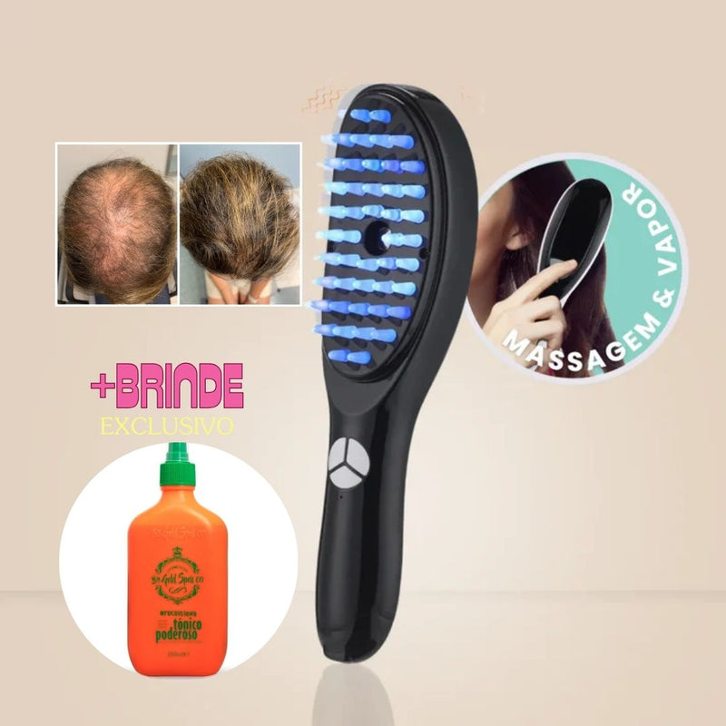 GlowBrush: Escova de Crescimento Capilar [+BRINDE EXCLUSIVO]