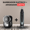 Kit Mini Barbeador Elétrico Barber Glow + Aparador [+ Estojo de Viagem GRÁTIS]