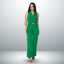 Conjunto Alfaiataria Feminino Calça Cargo E Colete {COMPRE 1 LEVE 2} + PRESENTE EXCLUSIVO