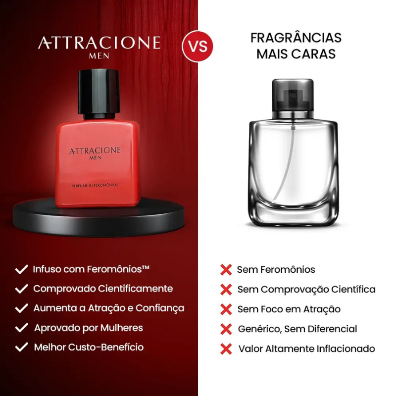 Perfume Masculino original Attracione Men Sedução Pura {COMPRE 1 LEVE 2}