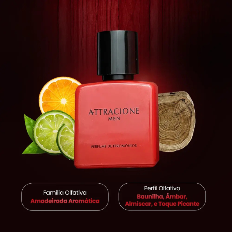 Perfume Masculino original Attracione Men Sedução Pura {COMPRE 1 LEVE 2}