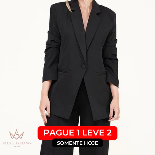 Blazer Feminino Aura Prime {PAGUE 1 LEVE 2} + BRINDE