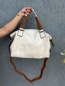 Bolsa de Couro Grande 2 em 1 Schutz Alto Relevo