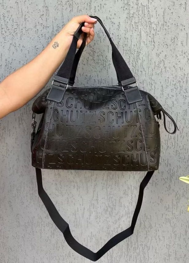 Bolsa de Couro Grande 2 em 1 Schutz Alto Relevo