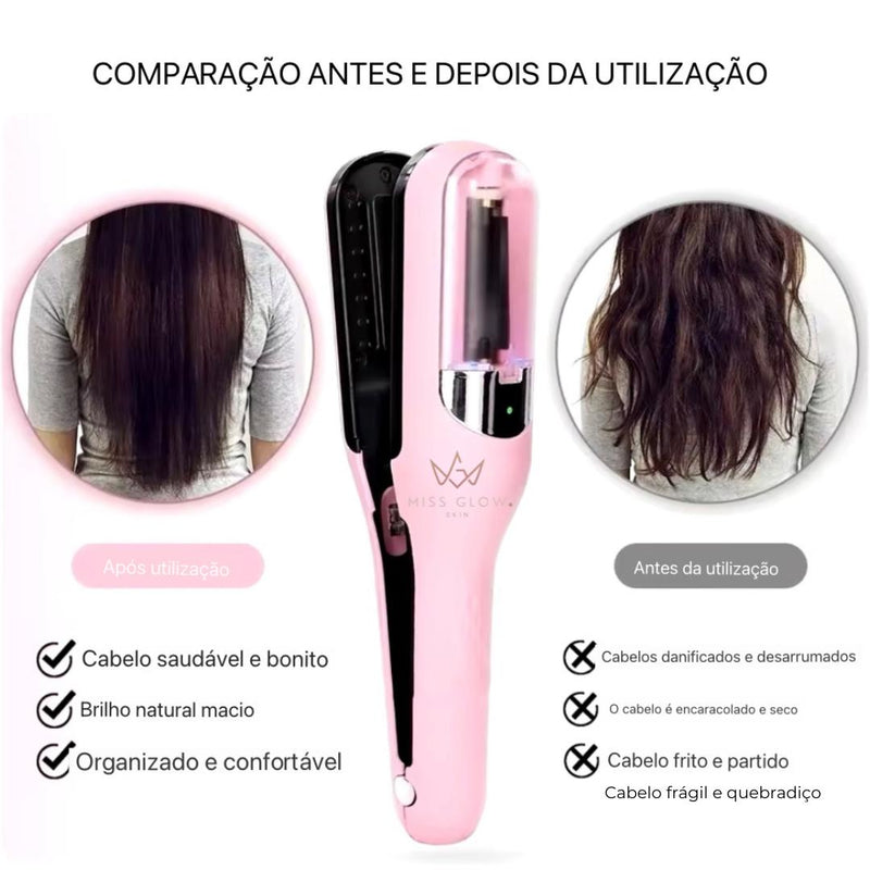 Escova Reparadora de Pontas Duplas - Glow Restore Hair