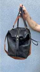 Bolsa LV de Couro Grande 2 em 1