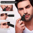 Kit Mini Barbeador Elétrico Barber Glow + Aparador [+ Estojo de Viagem GRÁTIS]