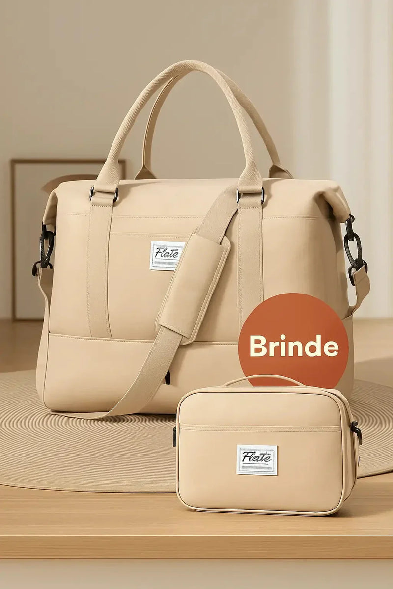 [COMPRE 1 LEVE 2] Bolsa-Mala Impermeável com Bolsos Multifuncionais + BRINDE EXCLUSIVO