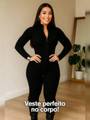 Macacão Exclusivo Virginia Manga Longa {COMPRE 1 LEVE 2} + PRESENTE EXCLUSIVO