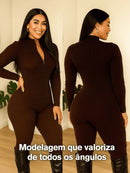 Macacão Exclusivo Virginia Manga Longa {COMPRE 1 LEVE 2} + PRESENTE EXCLUSIVO
