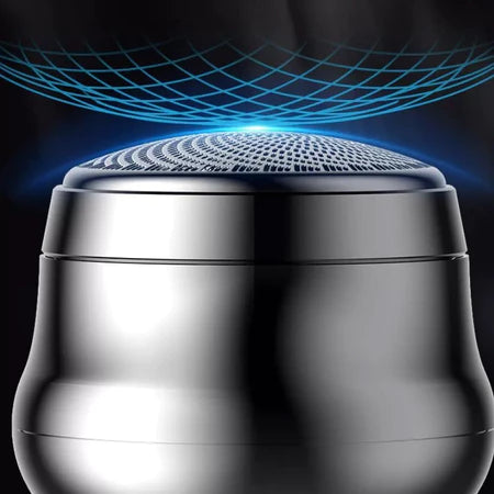 Kit Mini Barbeador Elétrico Barber Glow + Aparador [+ Estojo de Viagem GRÁTIS]