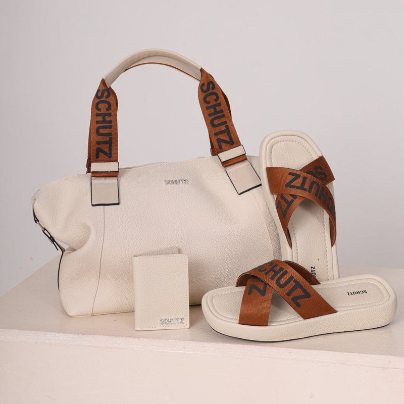 Edição Limitada: Kit Schutz com Bolsa, Sandália e Carteira