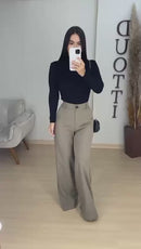 Kit 3 Blusas Cacharrel Gola Alta Manga Longa Canelada SoftGlow {+BRINDE EXCLUSIVO}