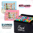 Kit 2 Livros Bobbie Goods Capa Dura + Canetas Touch